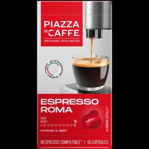 Кофе в капсулах Piazza del Caffe Espresso Roma, 10x5 г