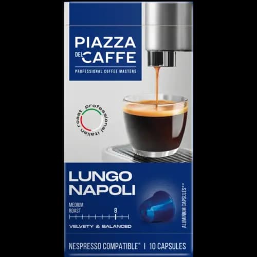 Кофе в капсулах Piazza del Caffe Lungo Napoli, 10x5 г