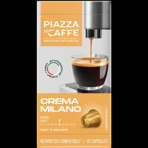 Кофе в капсулах Piazza del Caffe Crema Milano, 10x5 г