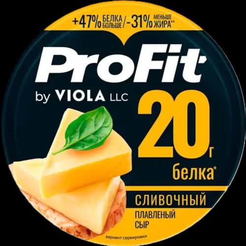 Сыр плавленый ProFit высокобелковый, сливочный, 130 г
