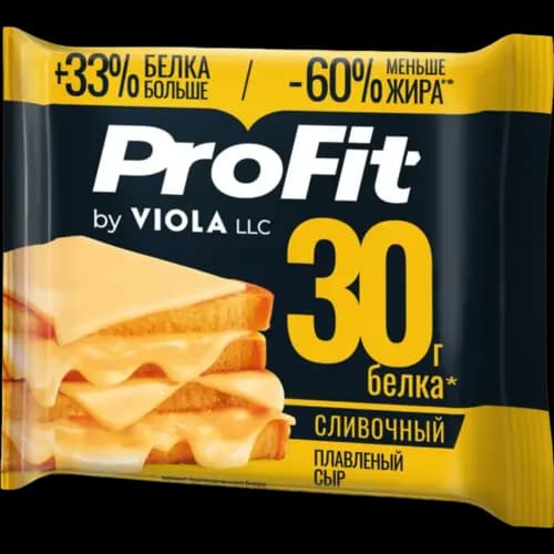 Сыр плавленый ProFit высокобелковый, сливочный, 130 г