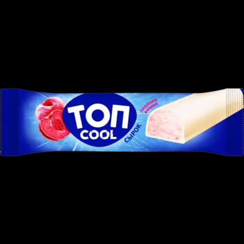 Сырок творожный глазированный  Топ Cool со вкусом ледяной вишни, 20%, 40 г