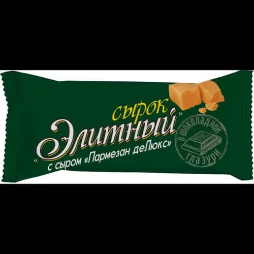 Сырок творожный  глазированный Элитный с сыром Пармезан деЛюкс, 23%, 38 г
