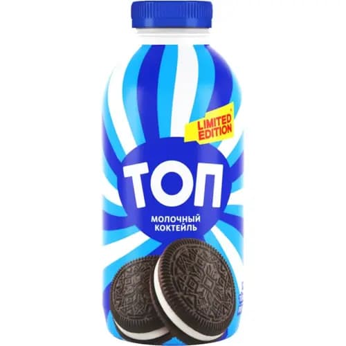 Молочный коктейль Топ темное печенье, 2%, 450 г