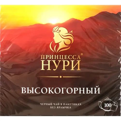 Чай черный Принцесса Нури высокогорный, 100х2 г