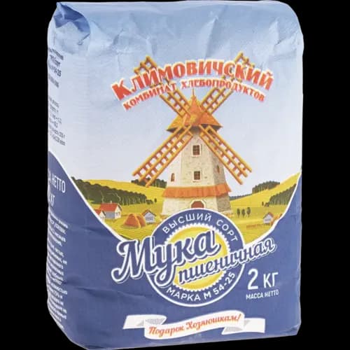 Мука пшеничная Daloni М 54-25, высший сорт, 2 кг