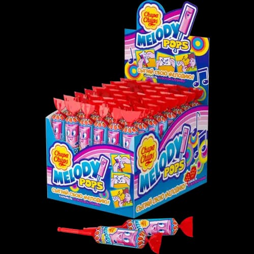 Карамель леденцовая Chupa Chups со вкусом клубники, 15 г