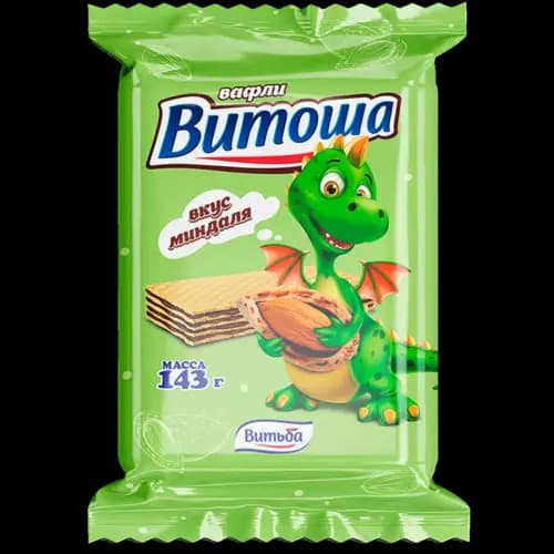 Вафли Витьба витоша вкус миндаля, 143 г