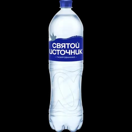 Вода питьевая Святой источник газированная, 1.5 л