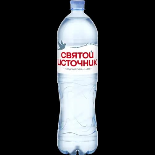 Вода питьевая Святой Источник негазированная, 1.5 л
