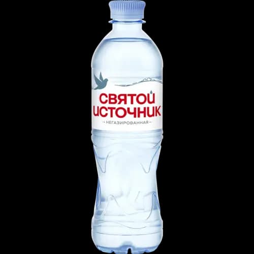 Вода питьевая Святой Источник негазированная, 0.5 л