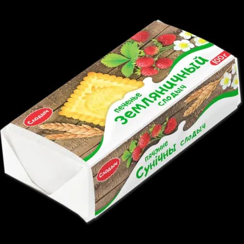 Печенье Слодыч земляничное, 100 г