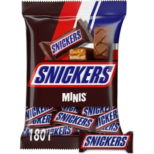 Конфеты глазированные Snickers minis, 180 г