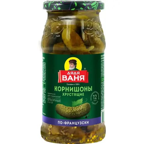 Корнишоны Дядя Ваня по-французски, 420 г