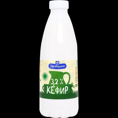 Кефир Здравушка 3.2%, 0.93 кг