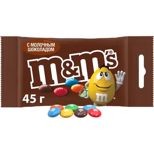 Драже M&M`s с шоколадом, 45 г