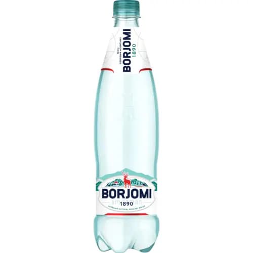 Вода минеральная Borjomi газированная, 0.75 л
