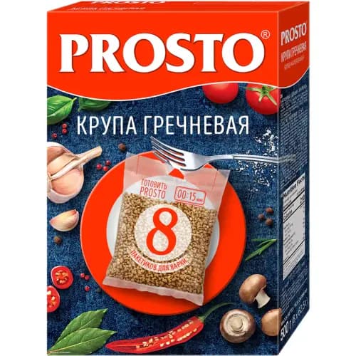 Крупа гречневая Prosto 8х62.5 г
