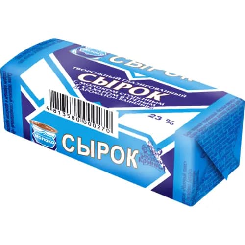 Сырок творожный глазированный Бабушкина крынка сгущенка, 23%, 45 г