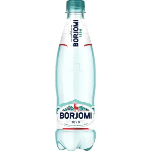Вода минеральная Borjomi газированная, 0.5 л