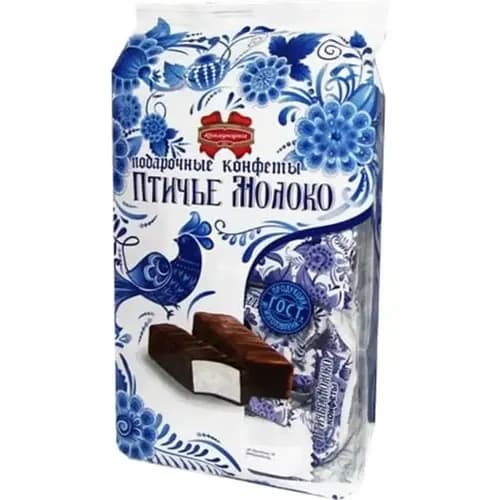 Конфеты глазированные Коммунарка Птичье молоко, 200 г