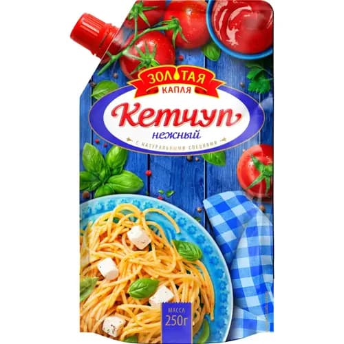 Кетчуп «Золотая капля» Нежный, 250 г