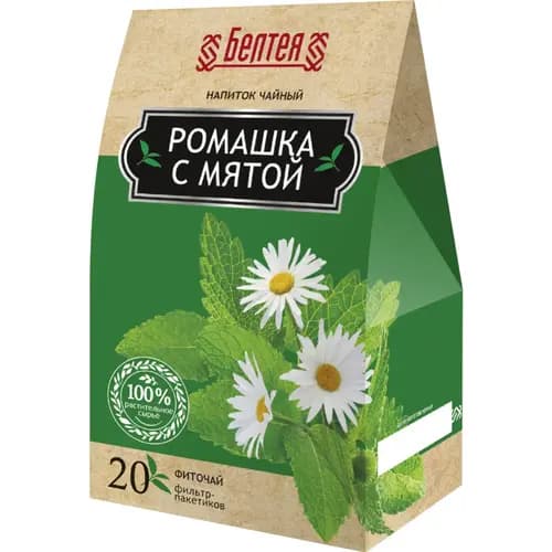 Напиток чайный  Белтея ромашка с мятой, 20х1 г