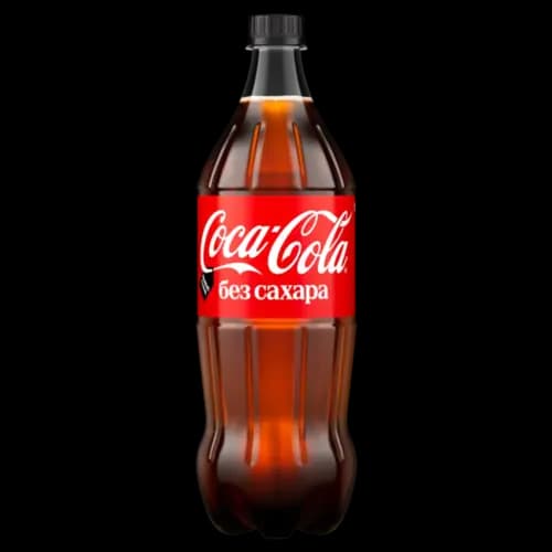 Напиток газированный Coca-Cola без сахара, 1 л