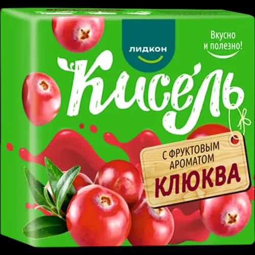 Кисель Лидкон клюква, 220 г