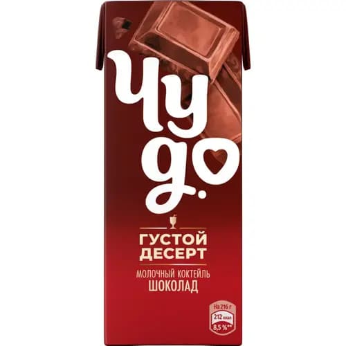 Молочный коктейль Чудо с шоколадом, 3%, 200 г