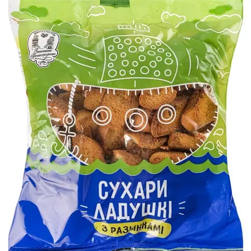 Сухари Знатны Пачастунак ладушки, с изюмом, 250 г