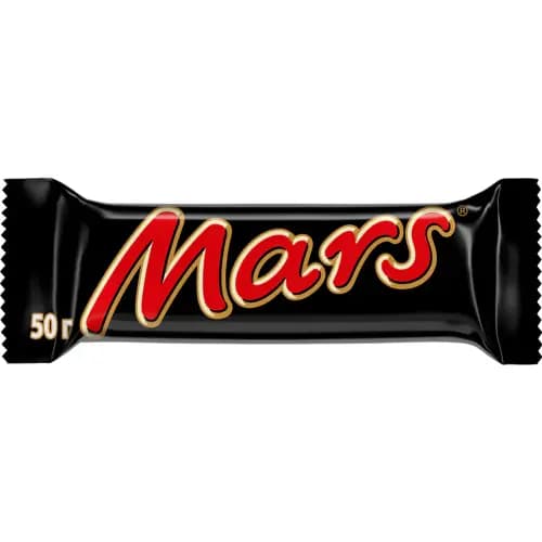 Шоколадный батончик Mars с нугой и карамелью, 50 г