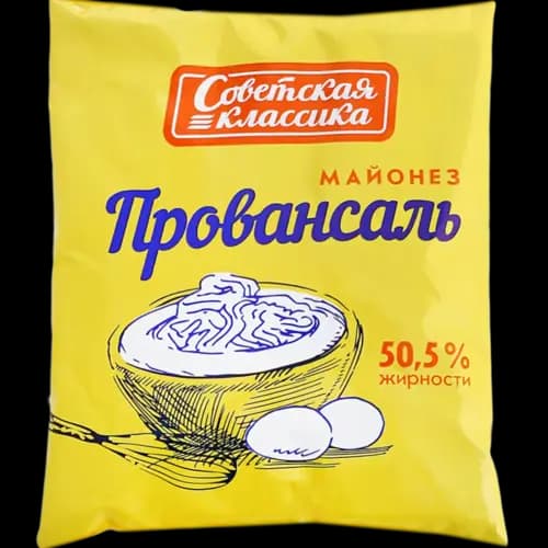 Майонез Советская классика Провансаль 50.5%, 400 мл