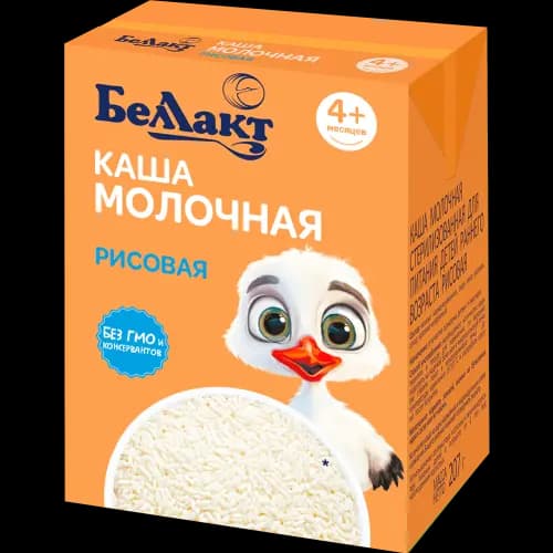 Каша молочная Беллакт рисовая, 207 г