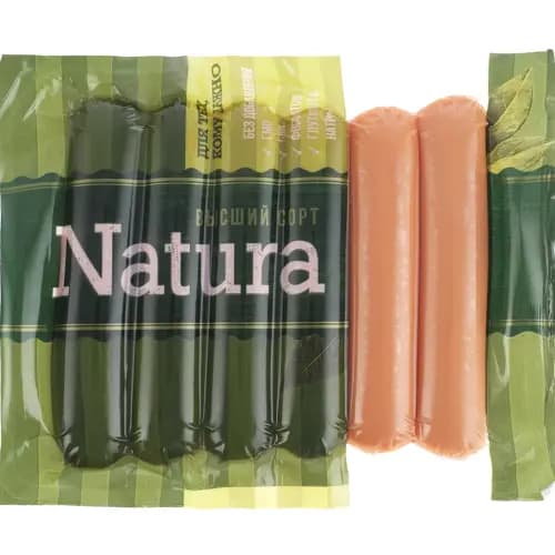 Сосиски Инко-Фуд Natura Классические высшего сорта, 320 г
