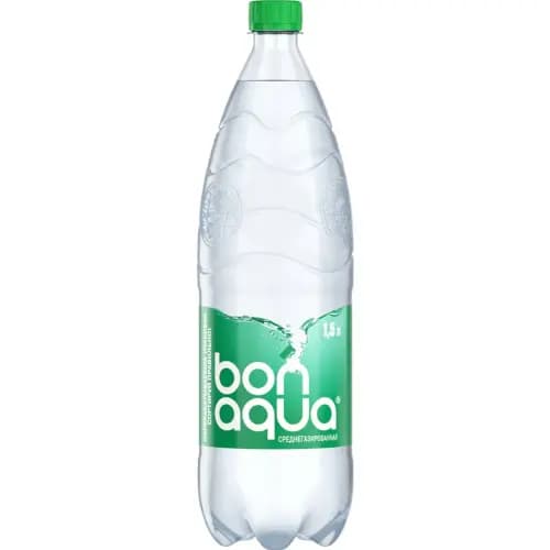 Вода питьевая Bonaqua среднегазированная, 1.5 л