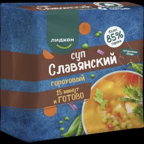 Суп для варки Лидкон славянский, гороховый, 200 г