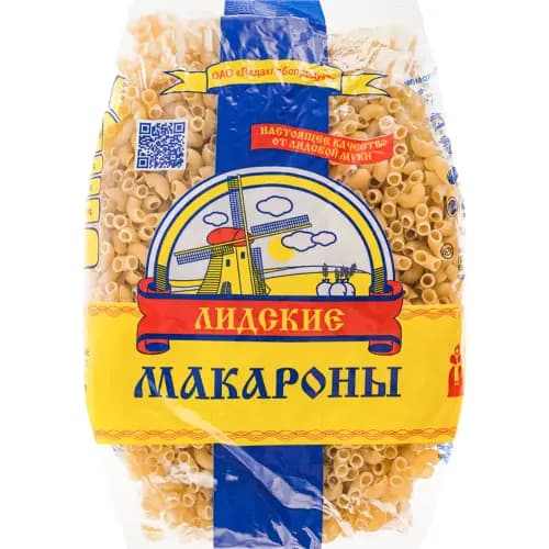 Макаронные изделия Лидские рожки обыкновенные, 900 г
