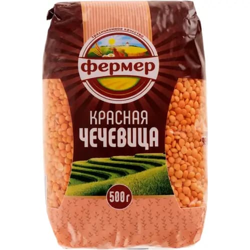 Чечевица Фермер красная, 500 г