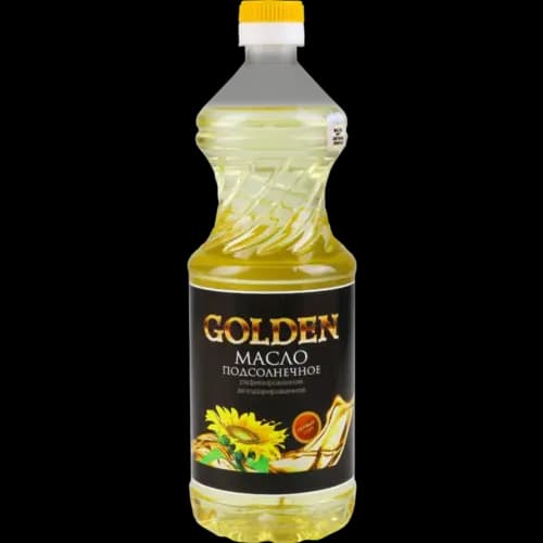 Масло подсолнечное Golden рафинированное, 800 мл