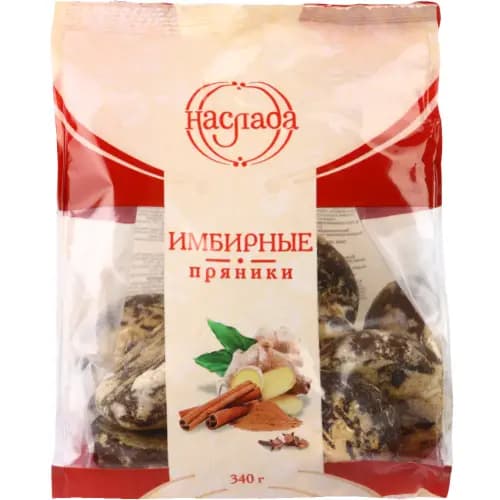 Пряники Наслада имбирные, 340 г