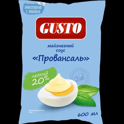 Соус майонезный Gusto Провансаль 20%, 600 мл