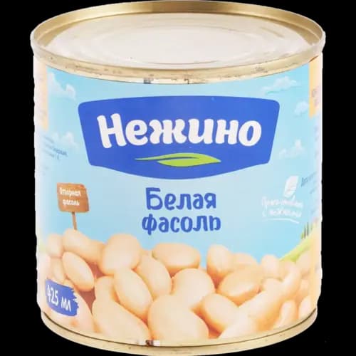 Фасоль консервированная Нежино белая, 400 г