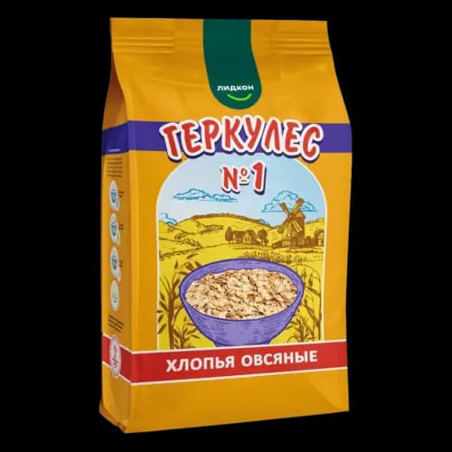 Хлопья овсяные Лидкон геркулес, 400 г