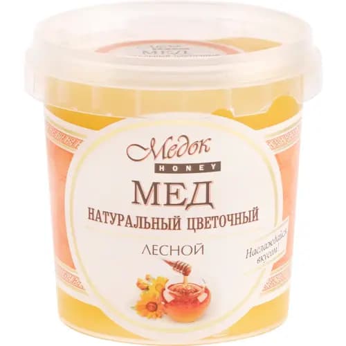 Мёд натуральный цветочный Лесной 200 г