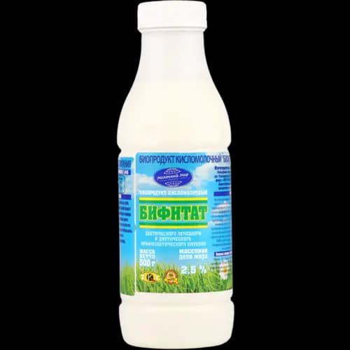 Биопродукт кисломолочный Молочный мир бифитат, 2.5%, 0.5 кг