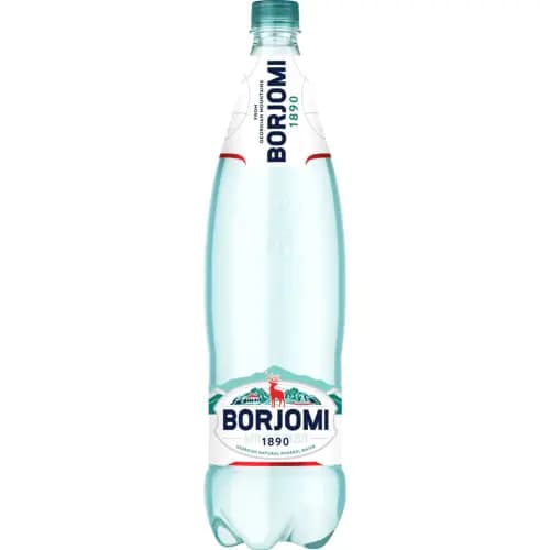 Вода минеральная Borjomi газированная, 1.25 л