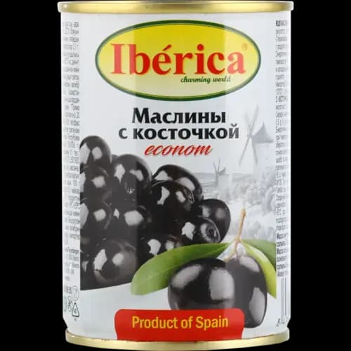 Маслины Iberica с косточкой, 280 г
