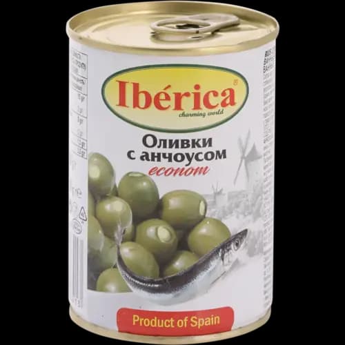 Оливки Iberica с анчоусом, 280 г