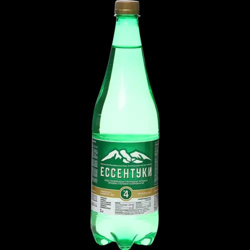 Вода минеральная Ессентуки № 4 газированная, 1 л